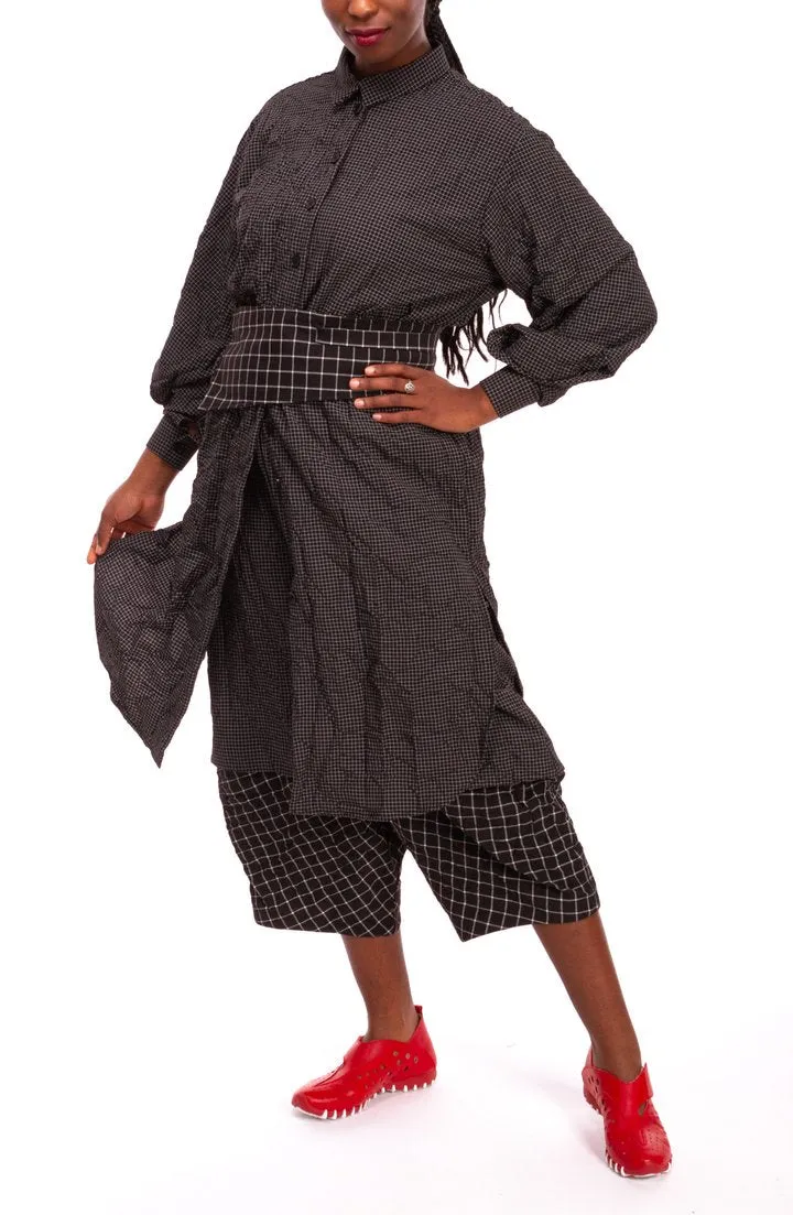 AMMA KA7015 Small Plaid Dress