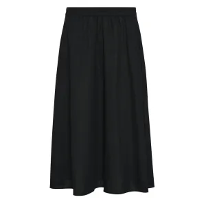 Barbour Womens Elsie Midi Skirt Black