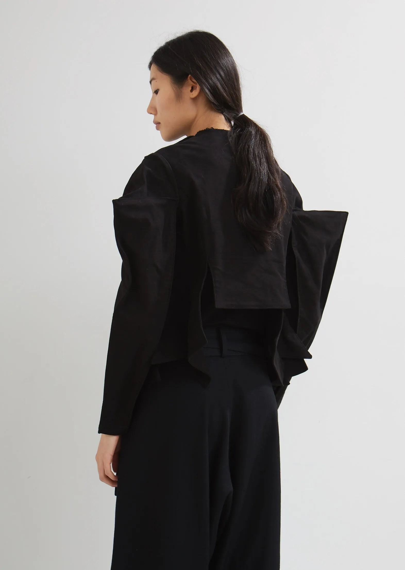 Brushed Cotton Origami Jacket