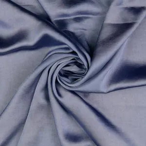 Ice Blue Plain Stretch Satin Fabric