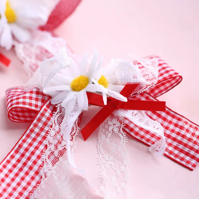 Kawaii Lolita Ribbon Lace Hair Clip