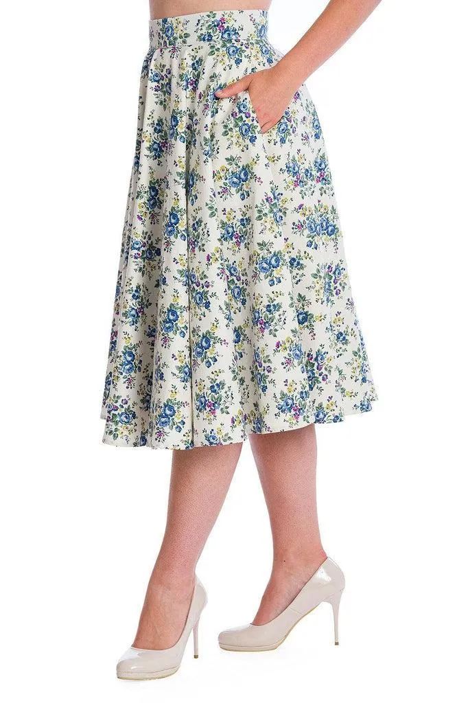 Wild Flower Swing Skirt